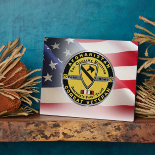 1st Cavalry Division Afghanistan Veteran Plaque
