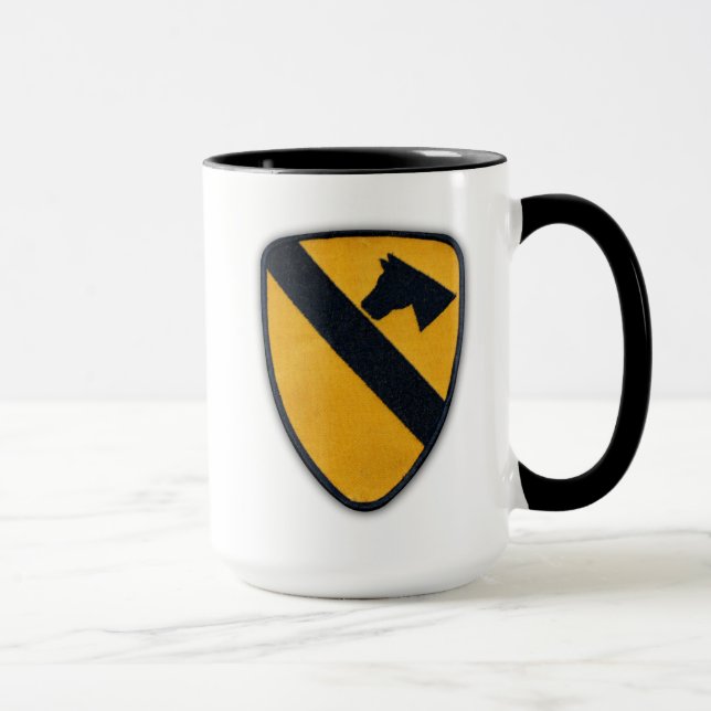 1st Cavalry Division Air Cav Fort Hood Veterans Mug (Right)
