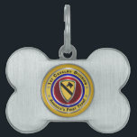 1st Cavalry Division - America’s First Team Pet ID Tag<br><div class="desc">Display your pride in our Army's famed 1st Cavalry Division – America’s First Team! This newly designed beautiful Custom Pet Tag makes a wonderful gift to your favourite pet ! The 1st Cavalry Division is part of our Rapid Deployment Forces and is indeed the “Tip of the Spear” for our...</div>