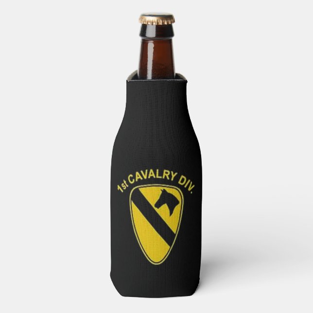 1st CAVALRY DIVISION Bottle Cooler (Bottle Front)