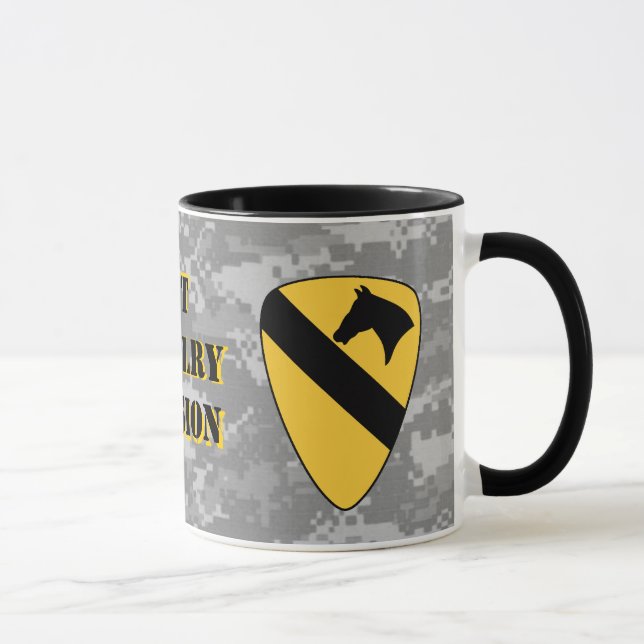 1st Cavalry Division Digital Urban Camo Coffee Mug (Right)