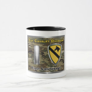 1st Cavalry Division First Lieutenant Mug