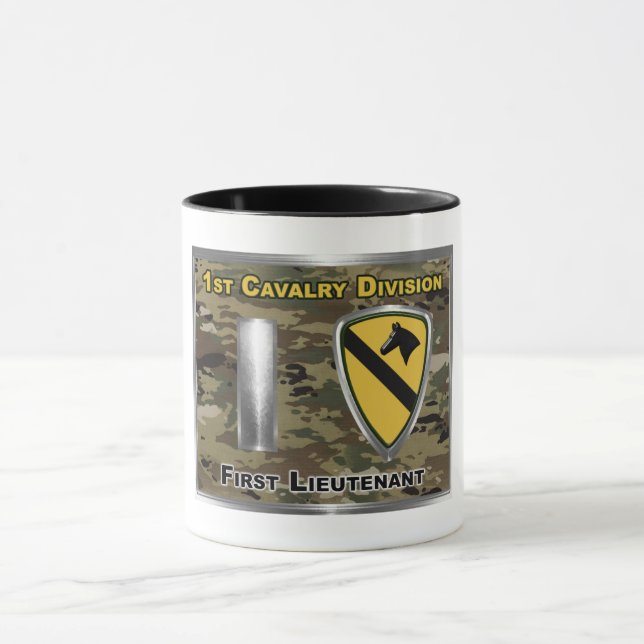 1st Cavalry Division First Lieutenant Mug (Center)