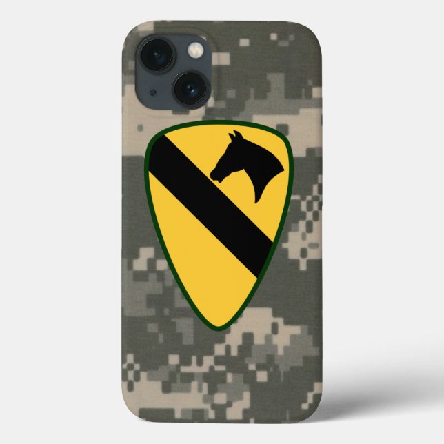 1st Cavalry Division "First Team" Digital Camo Case-Mate iPhone Case (Back)