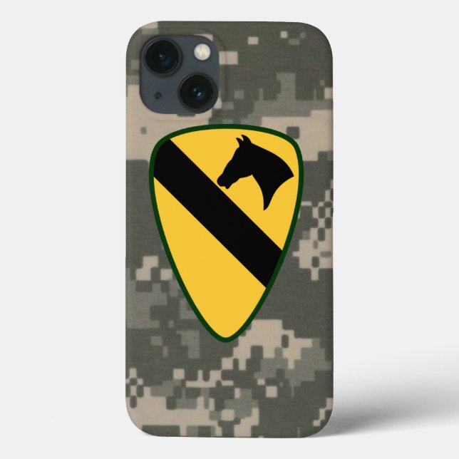 1st Cavalry Division "First Team" Digital Camo Case-Mate iPhone Case (Back)