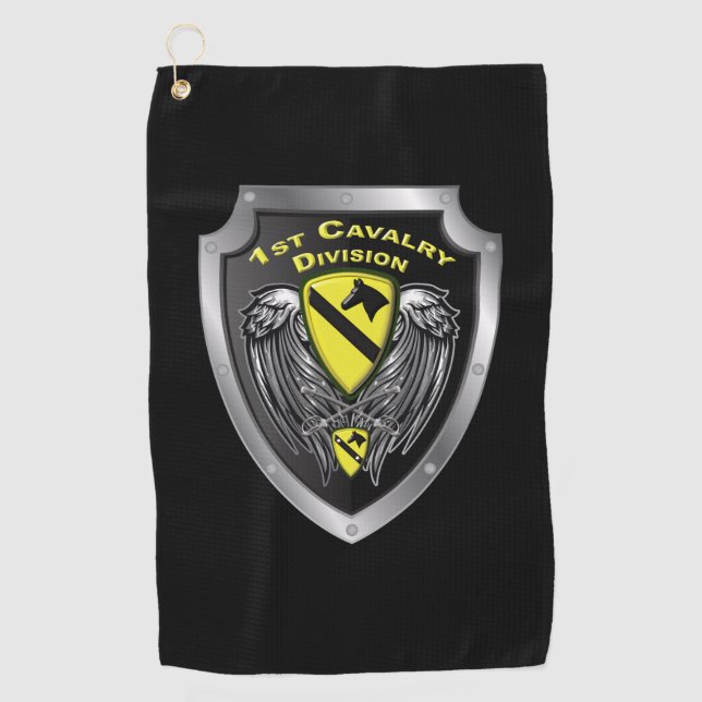  1st Cavalry Division “First Team” Golf Towel (Front)