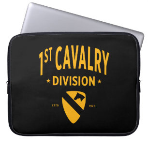 1st Cavalry Division "First Team" Laptop Sleeve