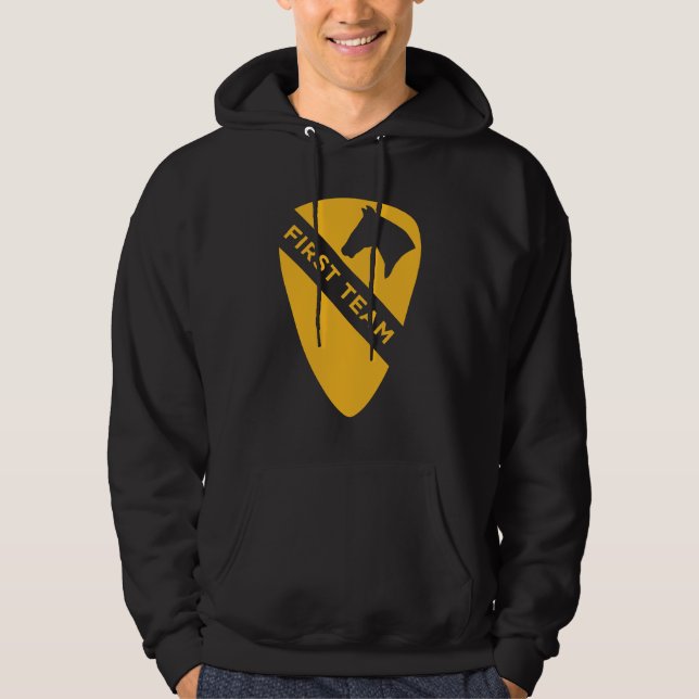 1st Cavalry Division - First Team Patch Hoodie (Front)