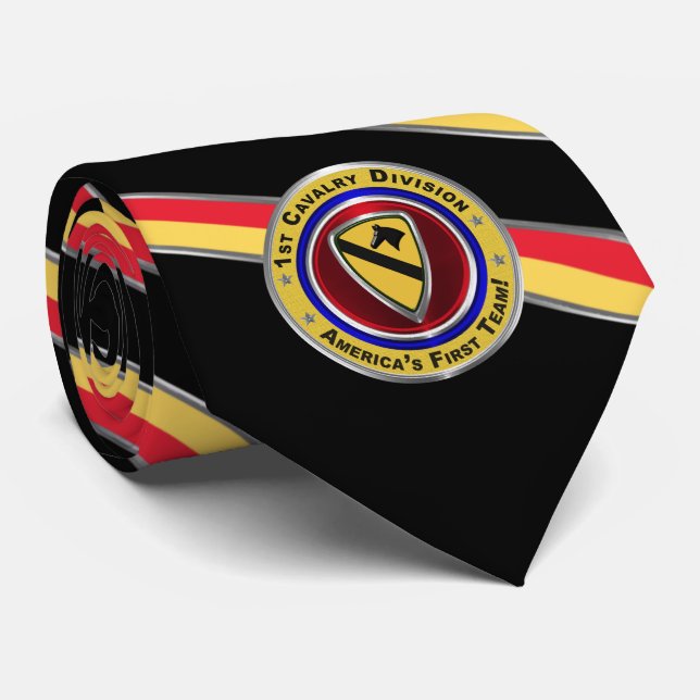 1st Cavalry Division “First Team” Tie (Rolled)