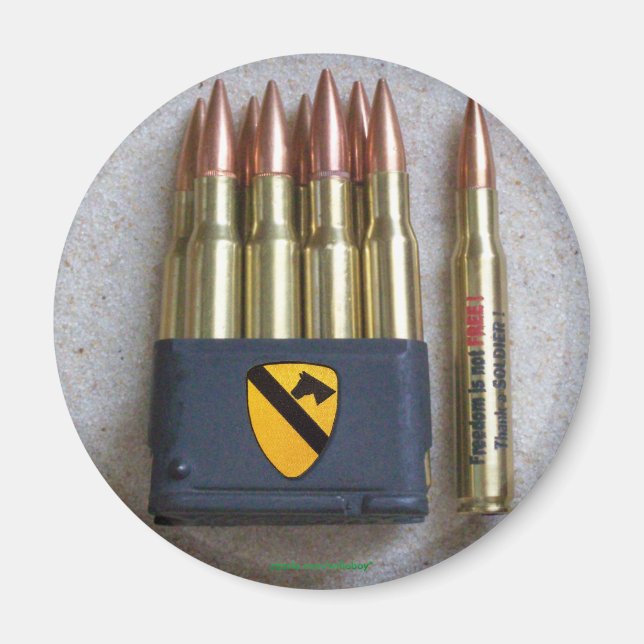 1st cavalry division fort hood air cav magnet (Front)