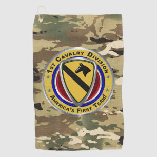 1st Cavalry Division Golf Towel