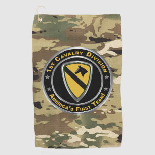 1st Cavalry Division Golf Towel