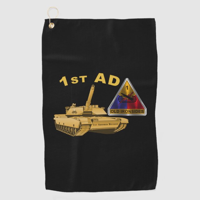 1st Cavalry Division  Golf Towel (Front)