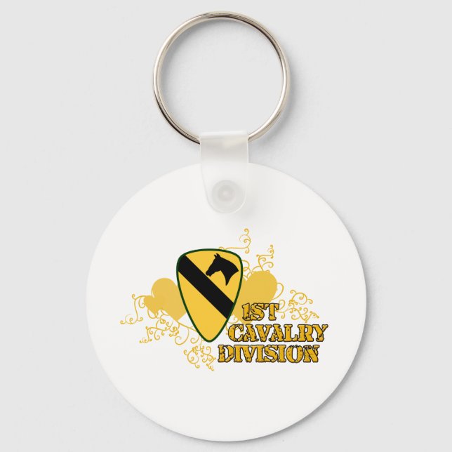1st Cavalry Division Key Ring (Front)