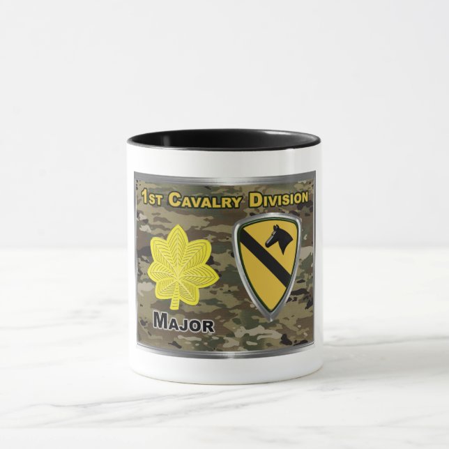1st Cavalry Division Major Mug (Center)