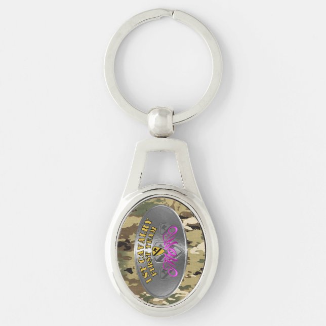 1st Cavalry Division Mum Key Ring (Front)