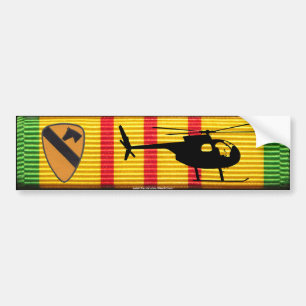 1st Cavalry Division OH-6 Loach VSM Bumper Sticker