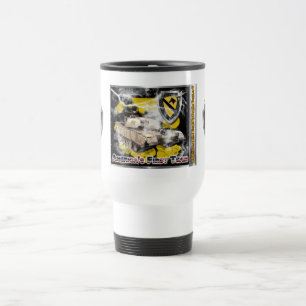 1st Cavalry Division-One of a Kind Design Travel Mug