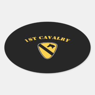 1st Cavalry Division Oval Sticker