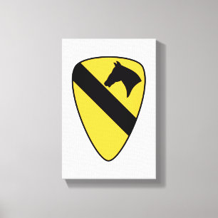 1st Cavalry Division Patch Patriotic Canvas Print