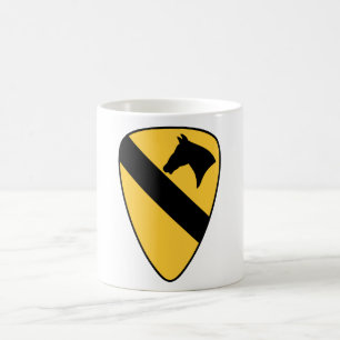 1st Cavalry Division Patch Patriotic Coffee Mug