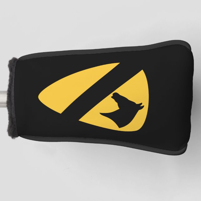 1st Cavalry Division Patch Patriotic Golf Head Cover (Front)