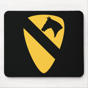 1st Cavalry Division Patch Patriotic Mouse Mat
