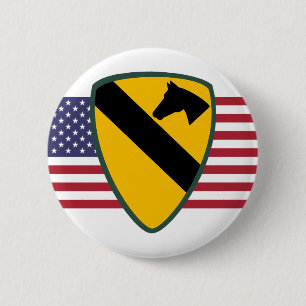 1st Cavalry Division Patch United States 6 Cm Round Badge