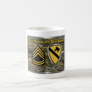 1st Cavalry Division Sergeant First Class Coffee Mug