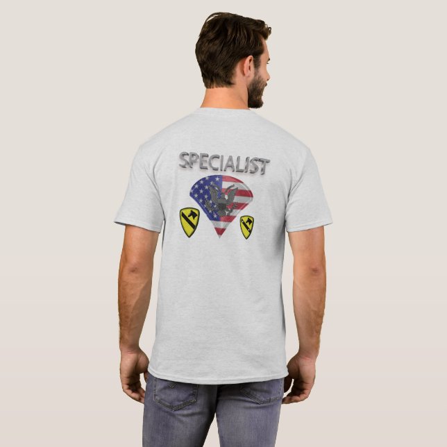 1st Cavalry Division Specialist T-Shirt (Back Full)