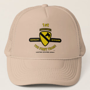 1st Cavalry Division "The First Team" Trucker Cap