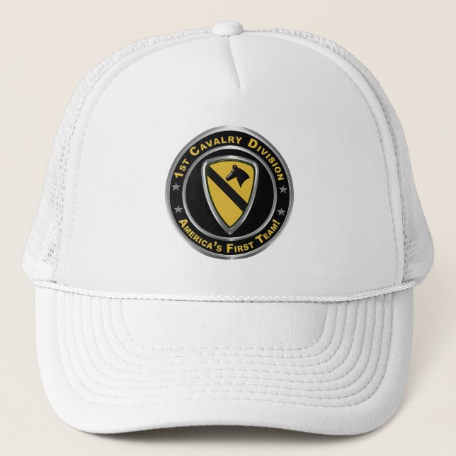 1st Cavalry Division  Trucker Hat (Front)