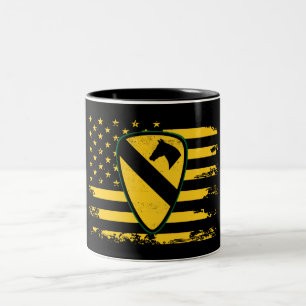 1st Cavalry Division Two-Tone Coffee Mug