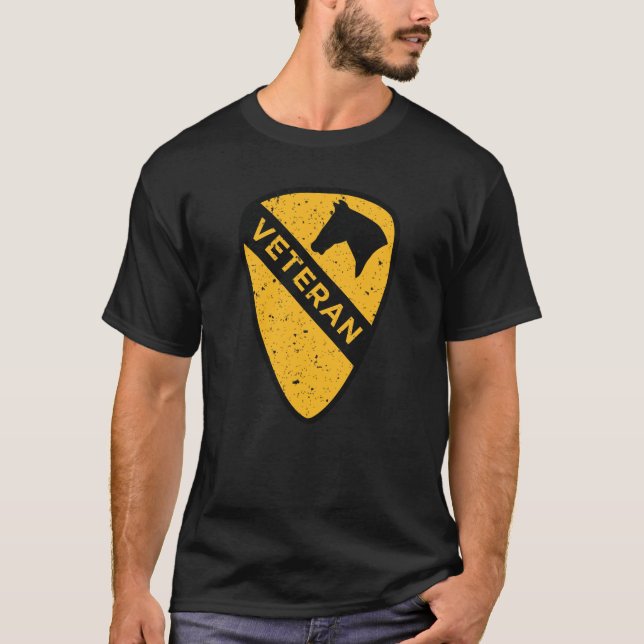 1st Cavalry Division - Veteran (United States) T-Shirt (Front)