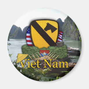 1st cavalry division vietnam veterans war vets Mag Magnet
