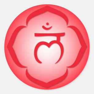 1st Chakra - Muladhara Classic Round Sticker