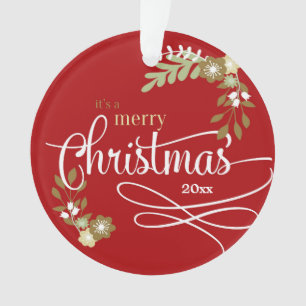 1st Christmas as Big Brother custom photo/name Ornament