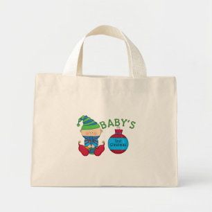 1st Christmas Elf Tshirts and Gifts Mini Tote Bag