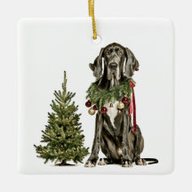 1st Christmas Furever Home, Great Dane, Green Text
