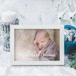1st Christmas Holiday Card<br><div class="desc">Baby's 1st Christmas holiday card. Photo credit Photography © Storytree Studios,  Stanford,  CA. Template image must be replaced with your own photo</div>