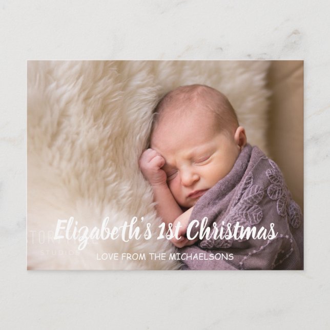 1st Christmas Holiday Postcard (Front)