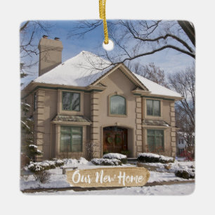 1st Christmas in New Home Ceramic Tree Decoration