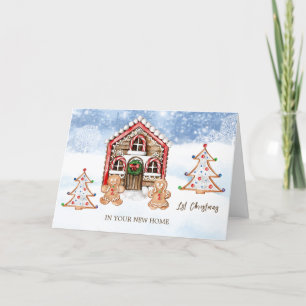 1st Christmas New Home Christmas Holiday Card