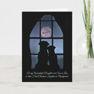 1st Christmas Together Daughter and Son In Law Holiday Card