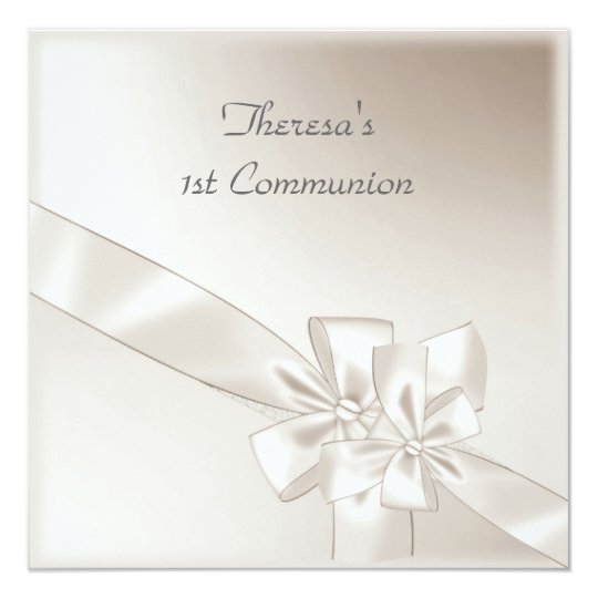 1st Communion Party Invitation