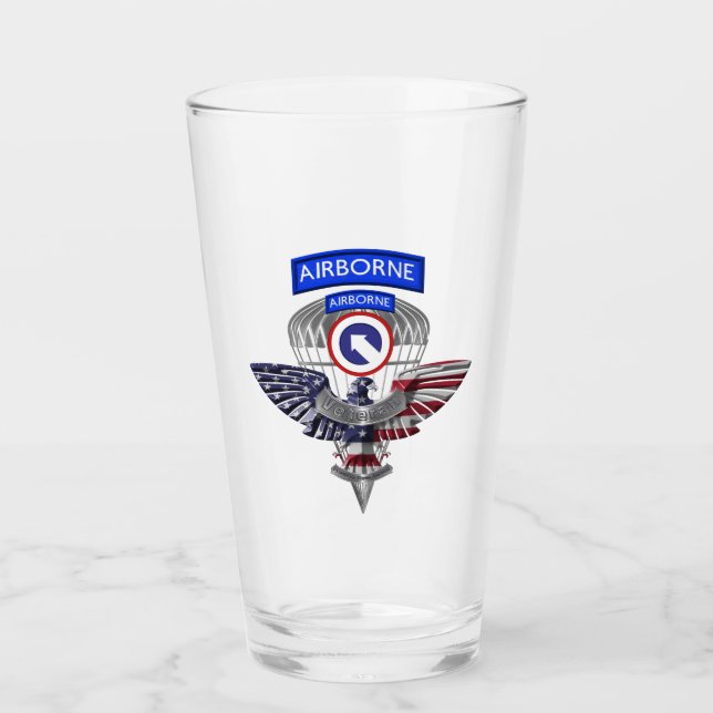 1st Corps Support Command Airborne Eagle Glass (Front)