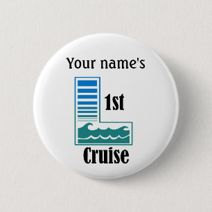 1st Cruise 6 Cm Round Badge