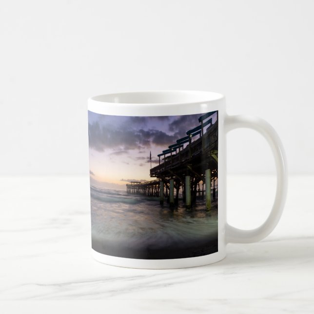 1st Dawn Cocoa Pier Coffee Mug (Right)