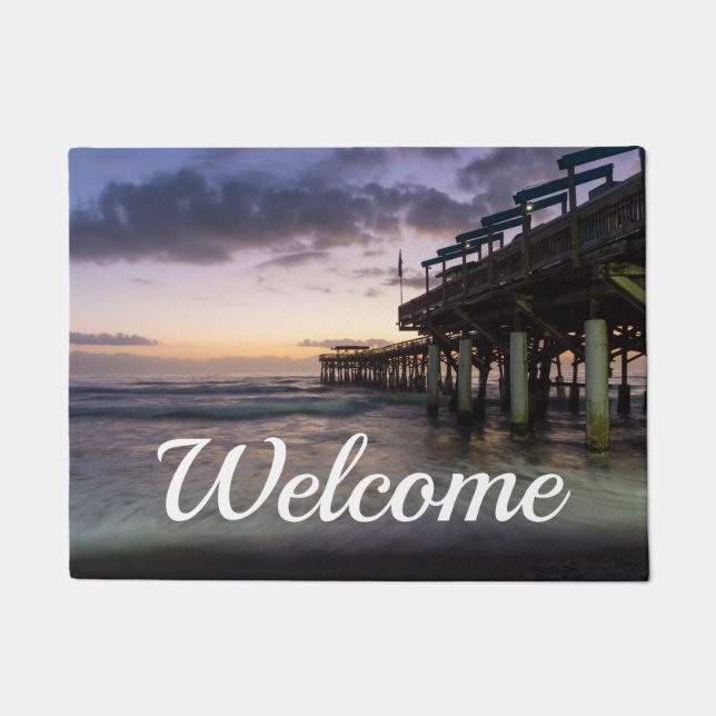 1st Dawn Cocoa Pier Welcome Doormat (Front)