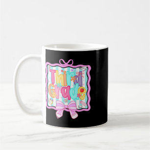 1st Day Of 3rd Grade Preppy Ck To School Third Gra Coffee Mug